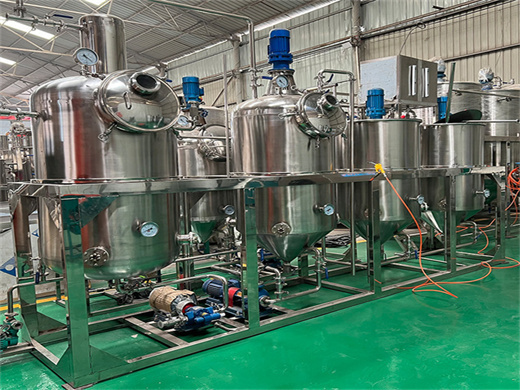 chile edible oil refinery and winterization plant