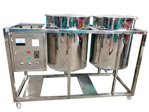 2 tons per day castor bean oil refining machine