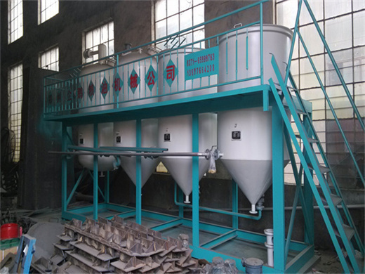 big edible oil refinery machine/equipment