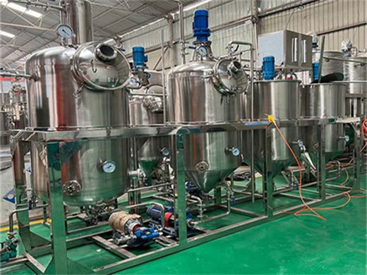 3t/d sunflower oil refining machine oil refining