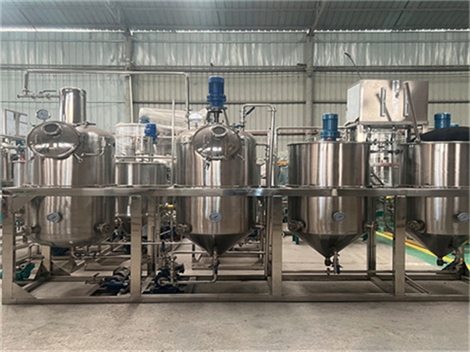 small edible coconut oil refinery plant exported to